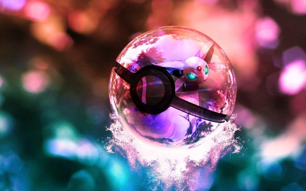 HD Pokeball Background.