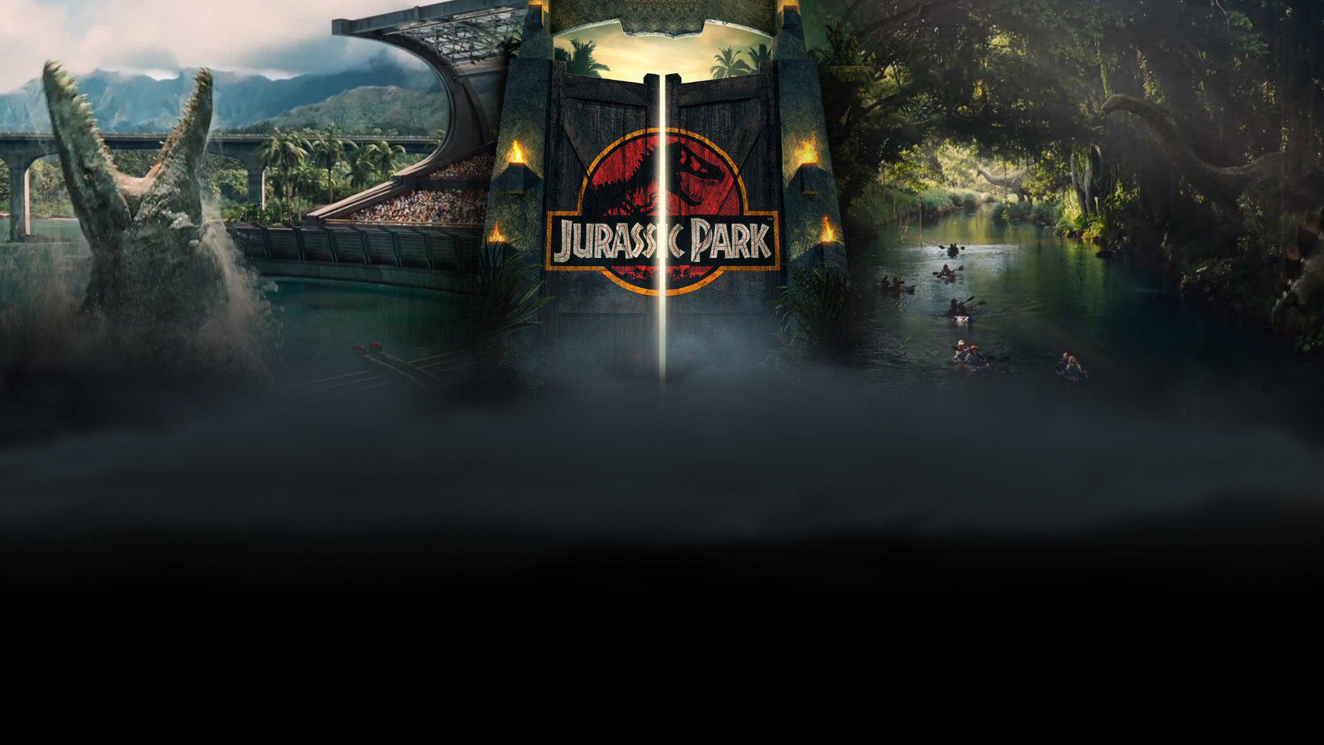 Featured image of post Wallpaper Jurassic Park Gate Several weeks have passed since the events of jurassic park and the costa rican government is making preparations to firebomb isla nublar ingen have hired you to enter the island complex and recover valuable data but upon arrival you discover add media rss gate wallpaper view original