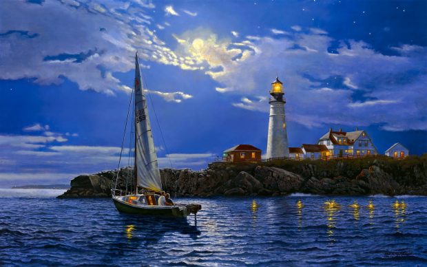 Lighthouse Art Picture.