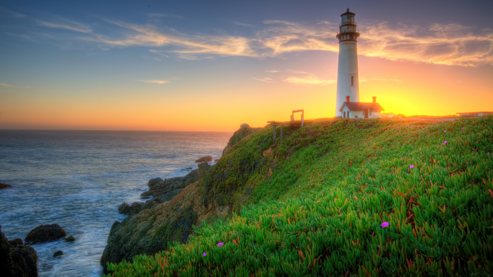 Battery Point Lighthouse, Crescent City, California бесплатно