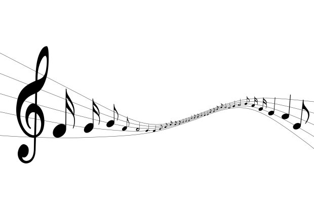 Music Note HD Background.