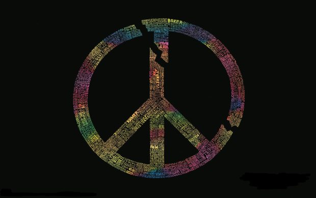 Peace Sign Background HD.
