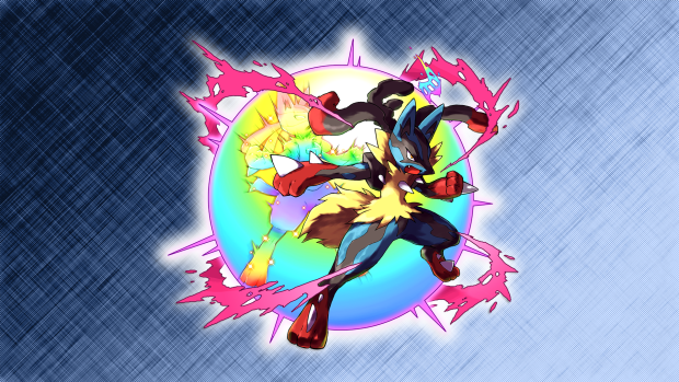 Pokemon Lucario Background Free Download.