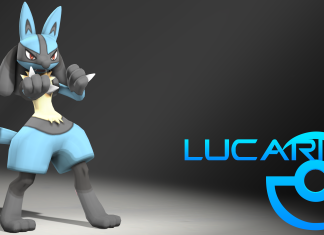 Pokemon Lucario Background HD.