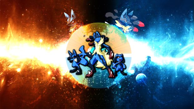 Pokemon Lucario Backgrounds.