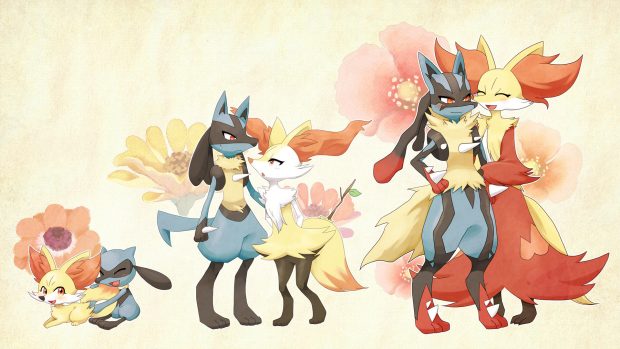 Pokemon Lucario HD Backgrounds.