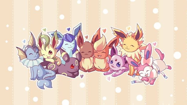 Pokemon Phone Eevee Wallpaper.