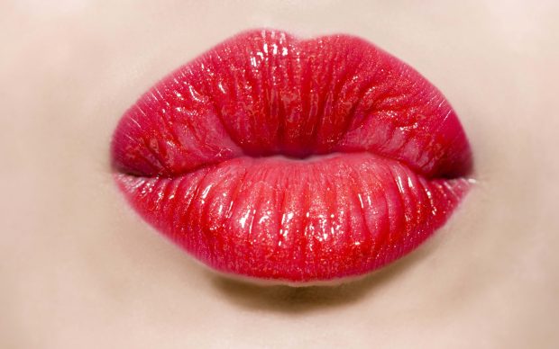 Red Lips Backgrounds.