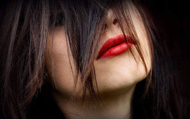 Red Lips HD Wallpaper.