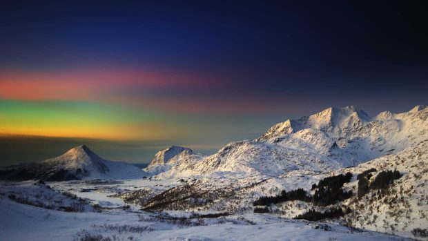 Snowy Mountains Desktop Backgrounds.