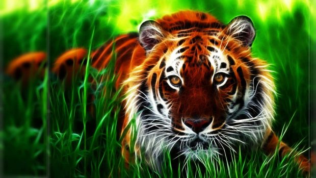 Tiger 3D Wallpaper.