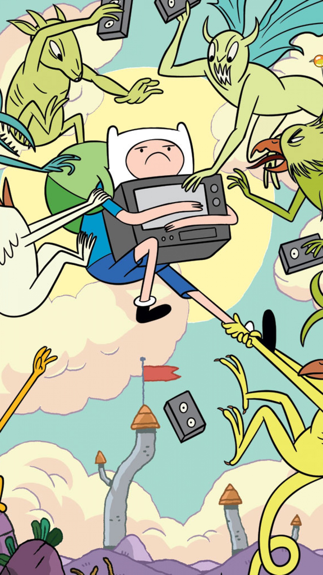Adventure Time Iphone Wallpapers Hd Pixelstalk Net