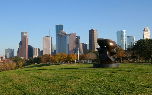 2560x1600 Houston Skyline Wallpaper.