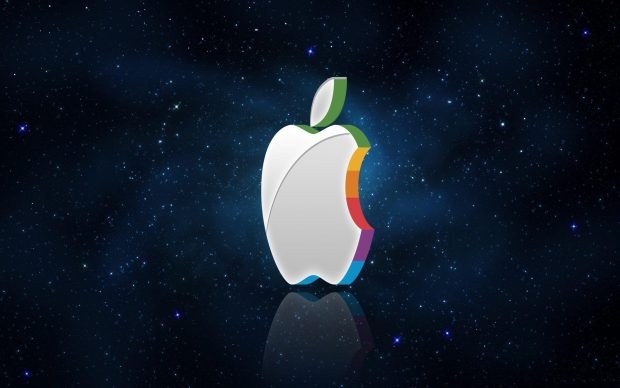 3D Apple Logo Wallpaper by 1nteresting.