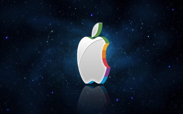 3D Apple Logo Wallpaper by 1nteresting.