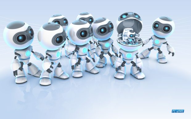 3D Robot Wallpaper.