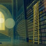 8 Bit Library Background.