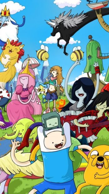 Adventure Time Iphone HD Background.