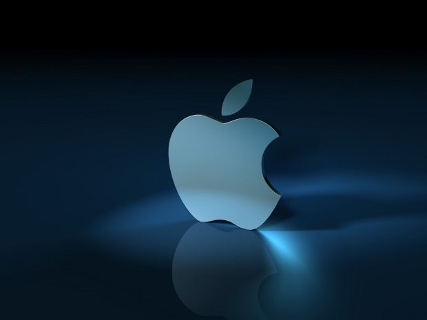 Apple 3D Logo Wallpaper.