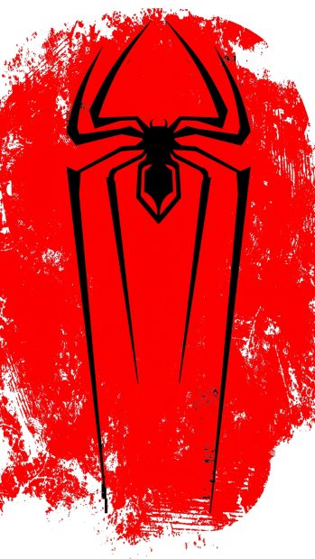 Art Logo Spiderman Background for Iphone.