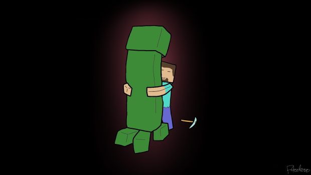 Awesome Minecraft Creeper Iphone Image.