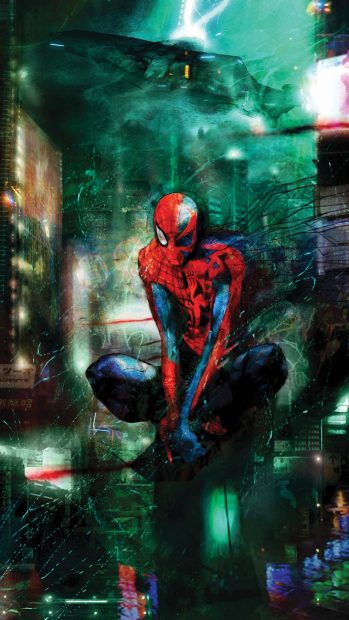 Awesome Spiderman Wallpaper for Iphone.