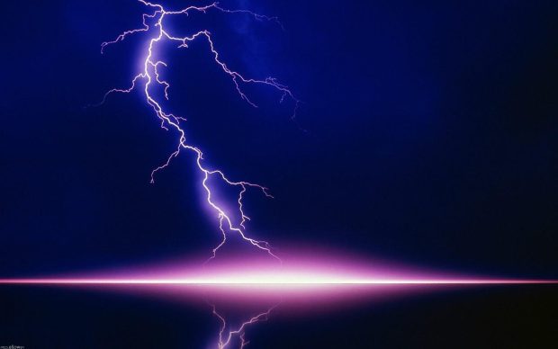 Beautiful Lightning Storm Wallpaper.