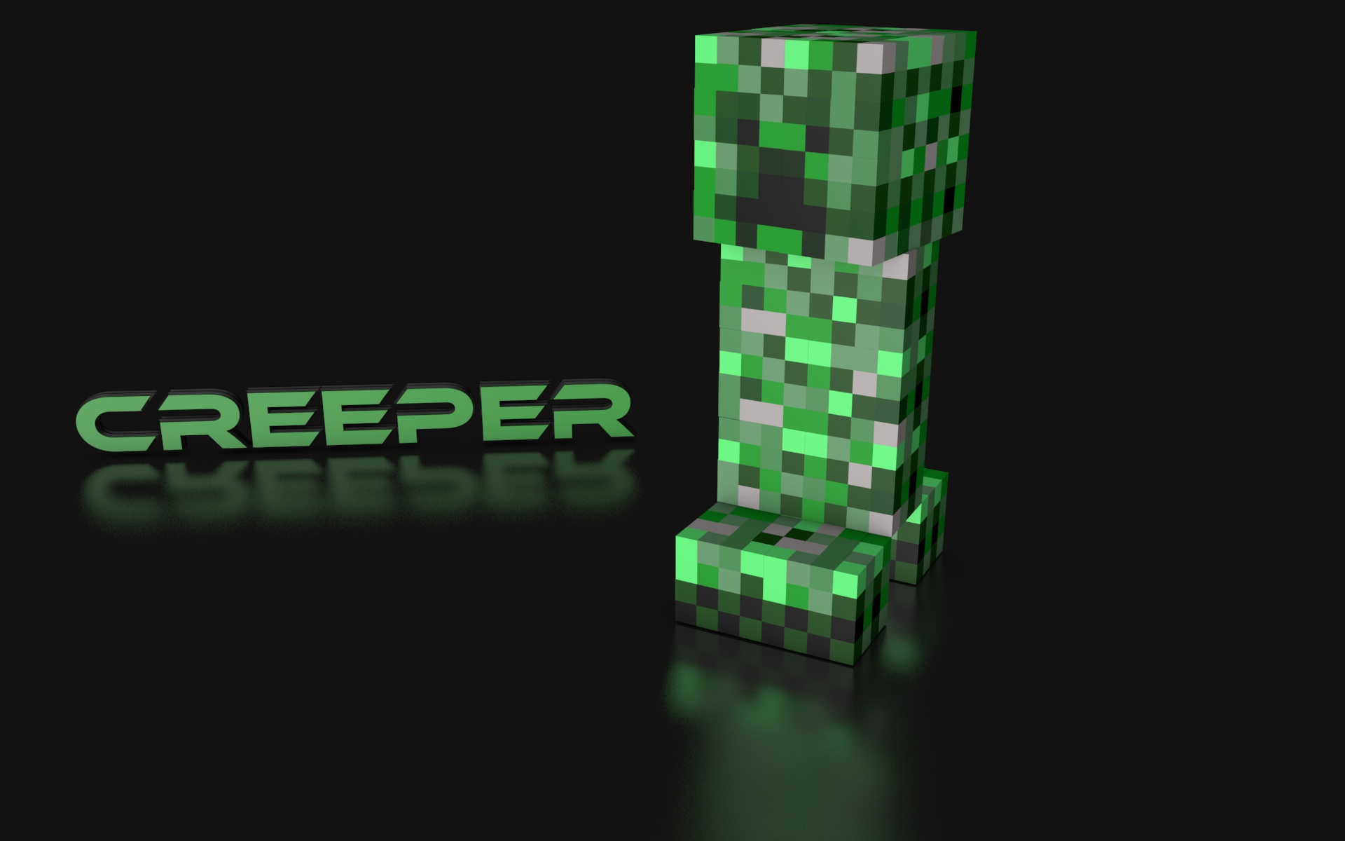 Background Creeper Minecraft Face