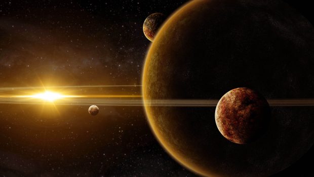 Beautiful Solar System 3840x2160 Background.