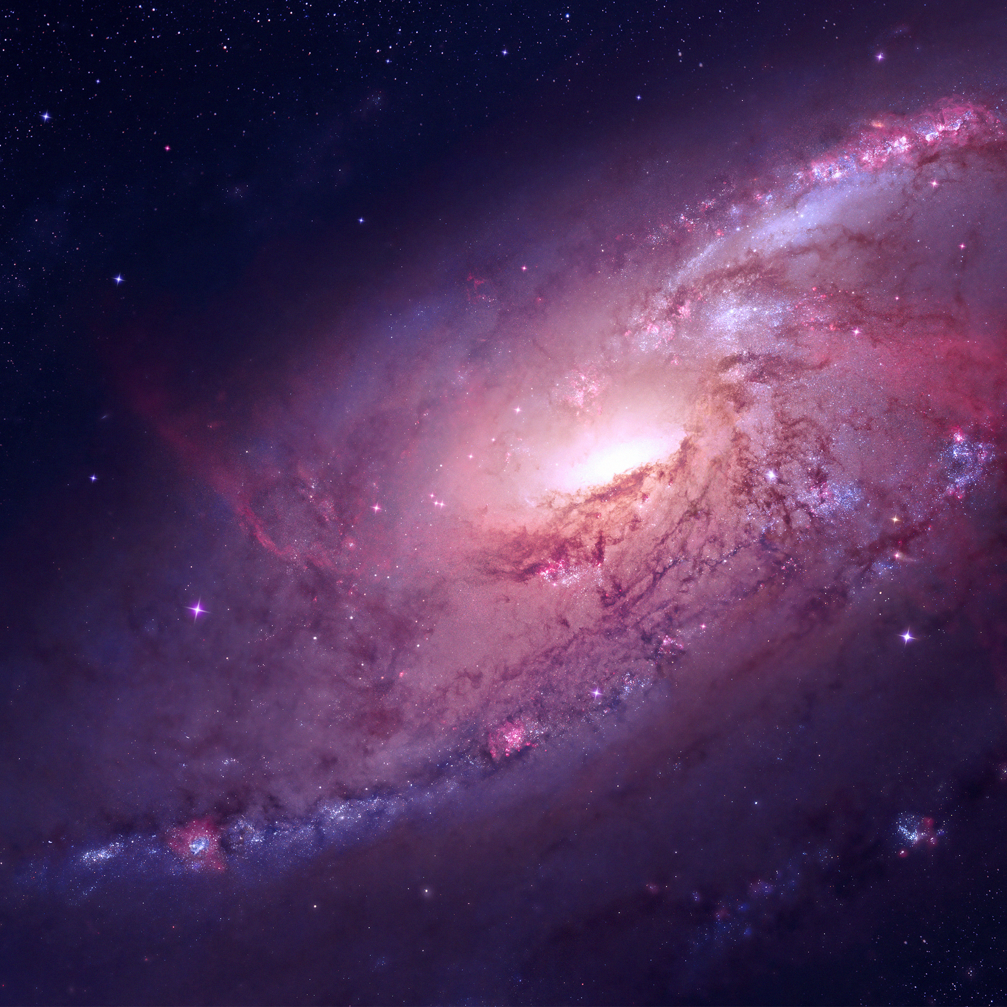 Обои Спиральная галактика картинки на рабочий стол на тему Космос - скачать без смс