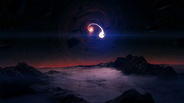 Black Hole HD Wallpaper.