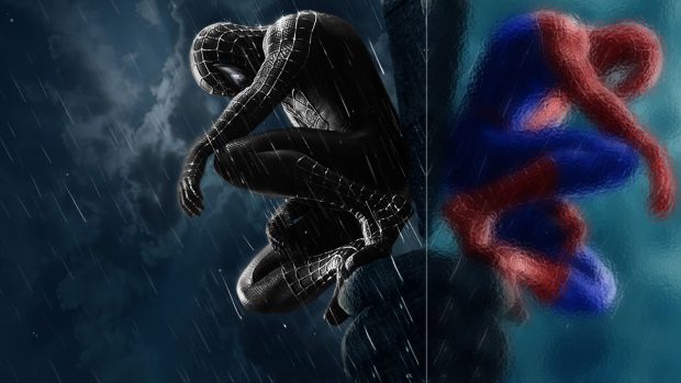 Black Spiderman Iphone Desktop Wallpapers.