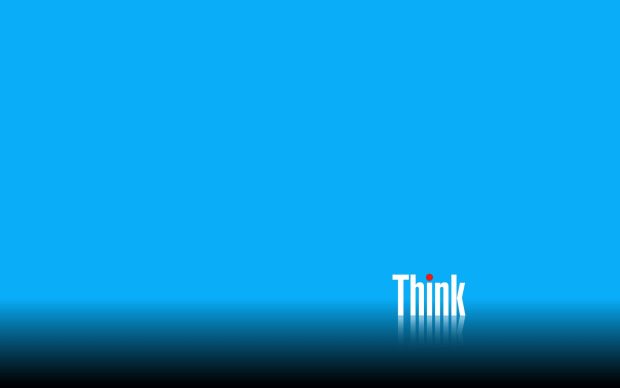 Blue Lenovo Thinkpad Wallpaper.