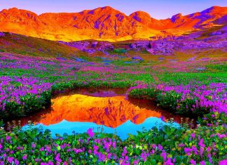 Brilliant Colors Of Nature HD Desktop Background