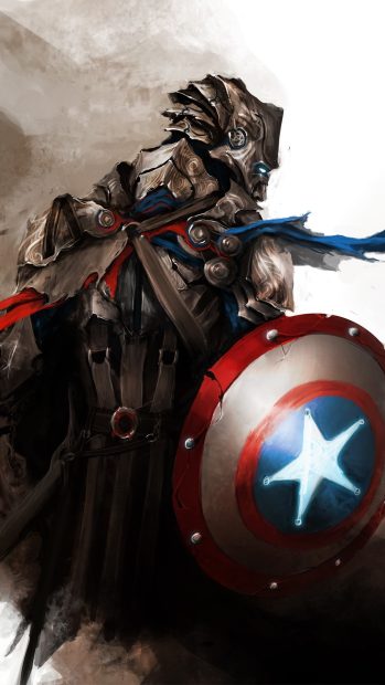 Captain America iPhone Backgrounds Free Download.