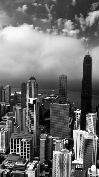 Chicago black and white  images 1080x1920.