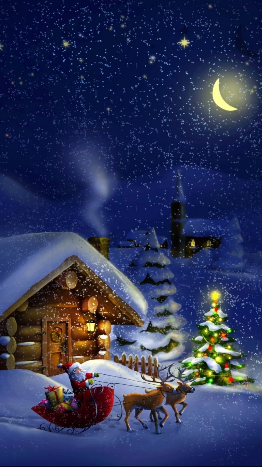 Christmas iPhone Wallpaper | PixelsTalk.Net