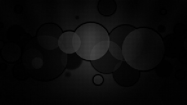 Circles background grid black white dark 1920x1080.