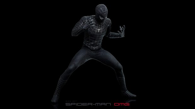 Cool Black Spiderman Iphone Background.