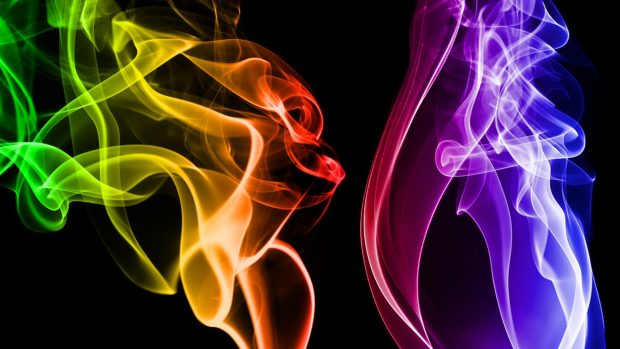 Cool color smoke full hd wallpaper 1920x1080.