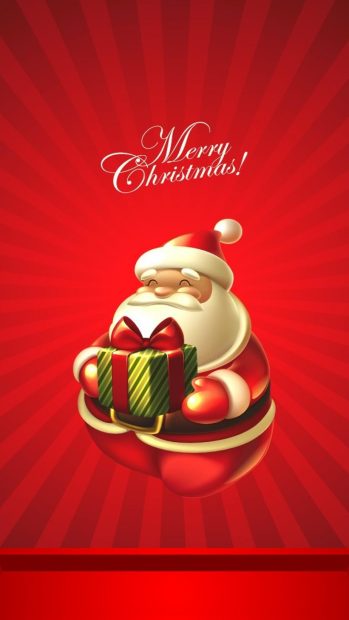 Cute Christmas Santa Claus iphone photos.