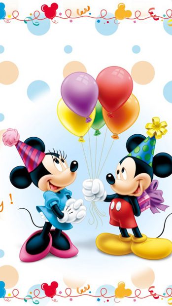 Cute Disney Mickey Mouse Iphone Background.