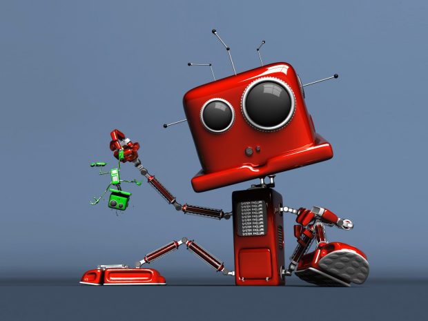 Cute Robot Background Amazing.