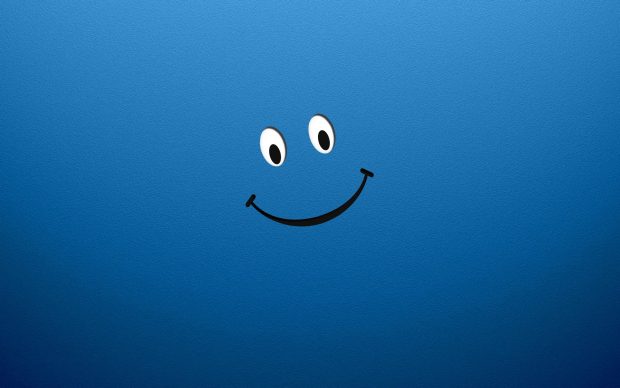 Cute backgrounds blue desktop smile.