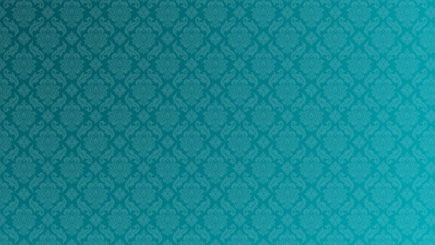 Damask Floral Wallpaper Blue.