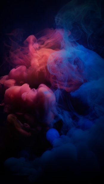 Dark Smoke Red Blue Iphone Background.