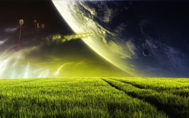 Download Free Alien Planet Background.