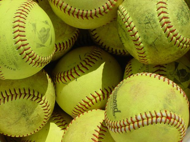 Download Free Softball Background.