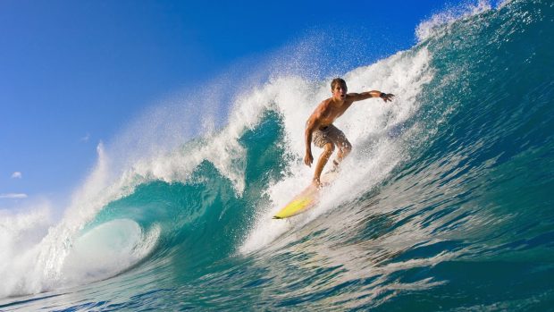 Download Free Surf Beach Wallpaper.