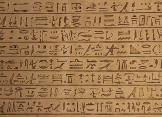 Egyptian Hieroglyphics HD Wallpaper.